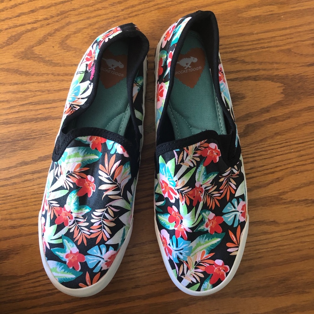 floral sneaker shoe